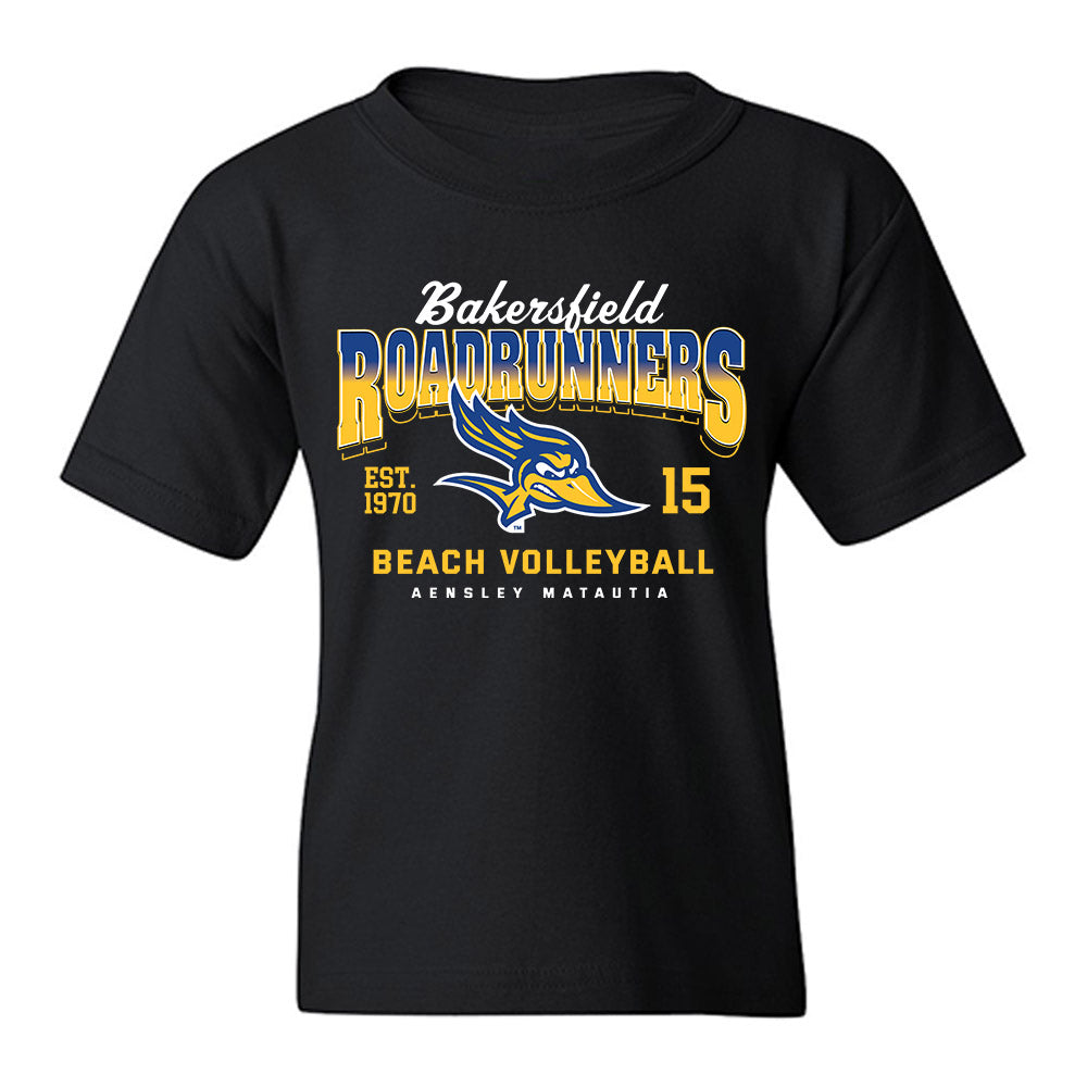 CSU Bakersfield - NCAA Beach Volleyball : Aensley Matautia - Classic Fashion Shersey Youth T-Shirt-0