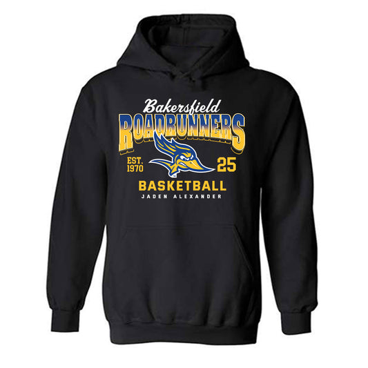 CSU Bakersfield - NCAA Men's Basketball : Jaden Alexander - Classic Fashion Shersey Hooded Sweatshirt-0
