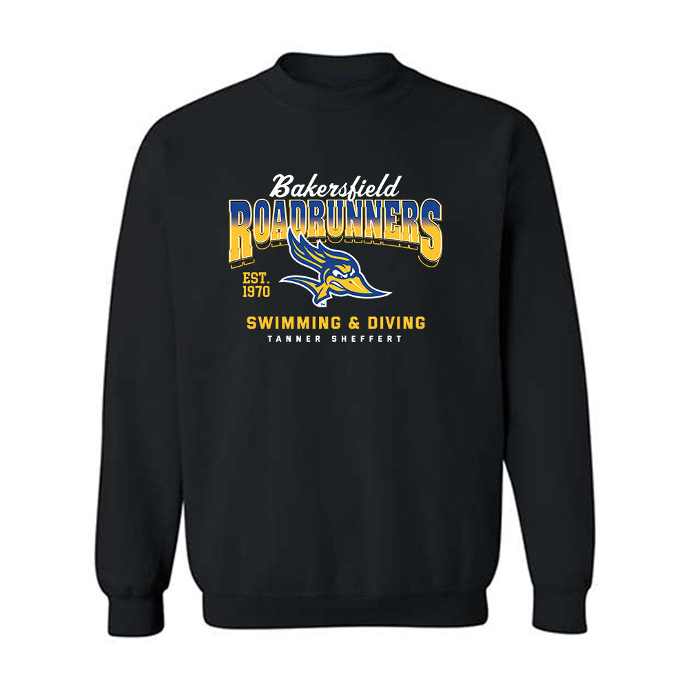 CSU Bakersfield - NCAA Men's Swimming & Diving : Tanner Sheffert - Classic Fashion Shersey Crewneck Sweatshirt-0