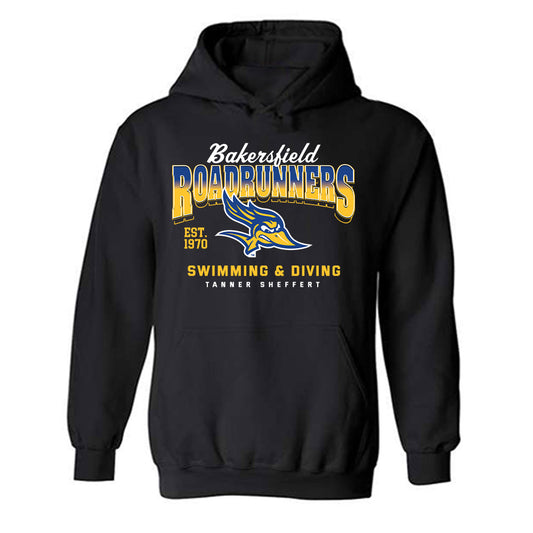 CSU Bakersfield - NCAA Men's Swimming & Diving : Tanner Sheffert - Classic Fashion Shersey Hooded Sweatshirt-0