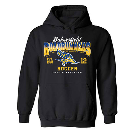CSU Bakersfield - NCAA Men's Soccer : Justin Knighton - Classic Fashion Shersey Hooded Sweatshirt-0