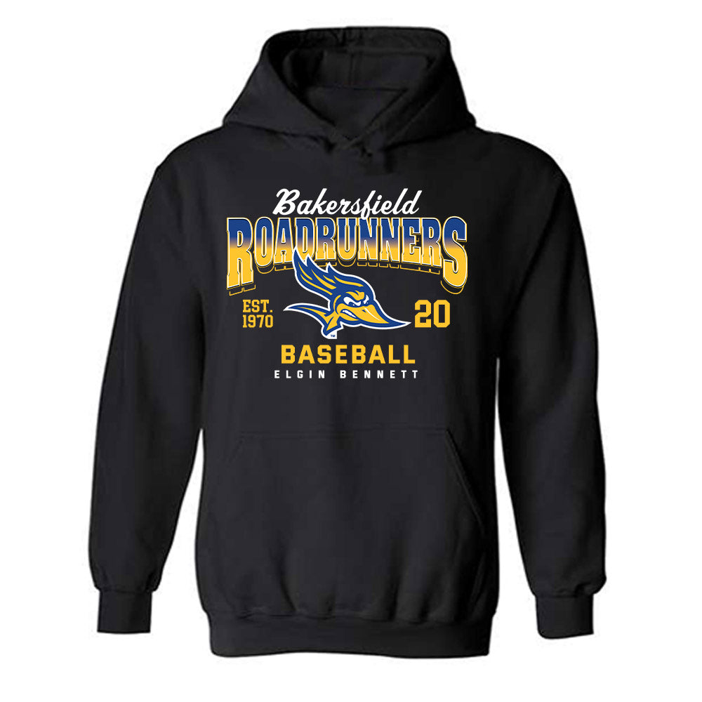 CSU Bakersfield - NCAA Baseball : Elgin Bennett - Classic Fashion Shersey Hooded Sweatshirt-0