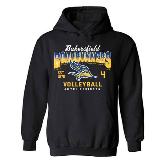 CSU Bakersfield - NCAA Women's Volleyball : Amyri Robinson - Classic Fashion Shersey Hooded Sweatshirt-0