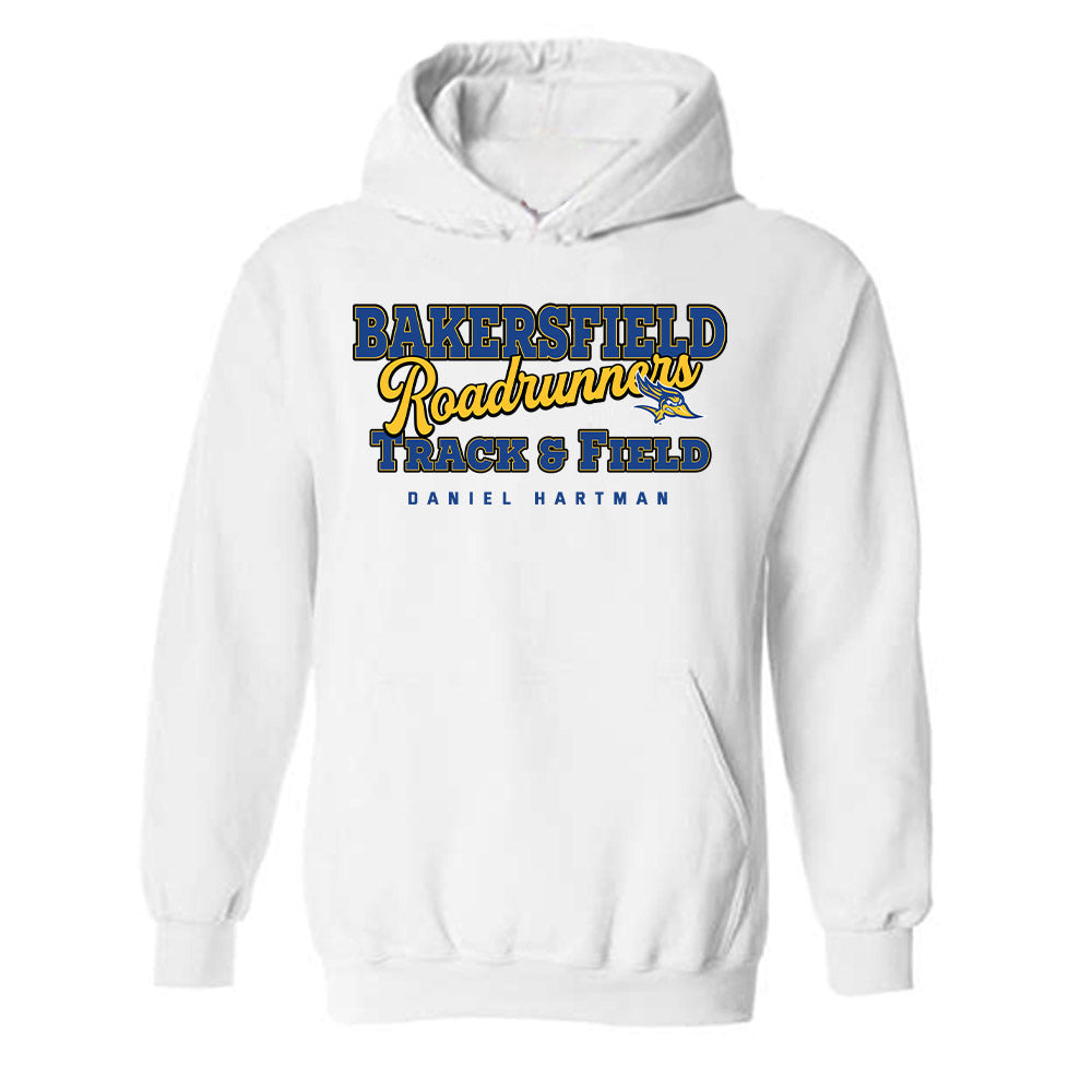 CSU Bakersfield - NCAA Men's Track & Field : Daniel Hartman - Classic Fashion Shersey Hooded Sweatshirt-0