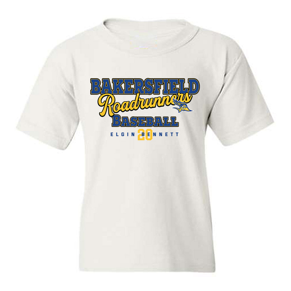 CSU Bakersfield - NCAA Baseball : Elgin Bennett - Classic Fashion Shersey Youth T-Shirt-0