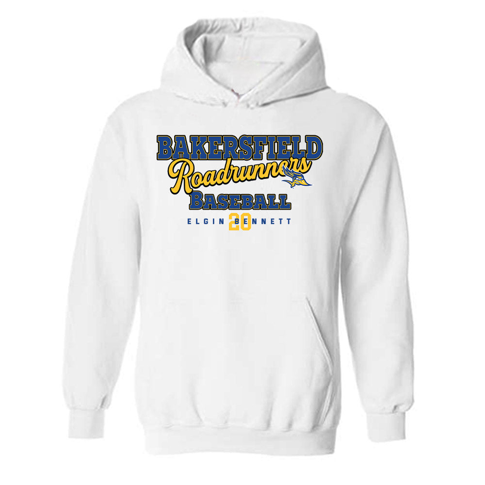CSU Bakersfield - NCAA Baseball : Elgin Bennett - Classic Fashion Shersey Hooded Sweatshirt-0