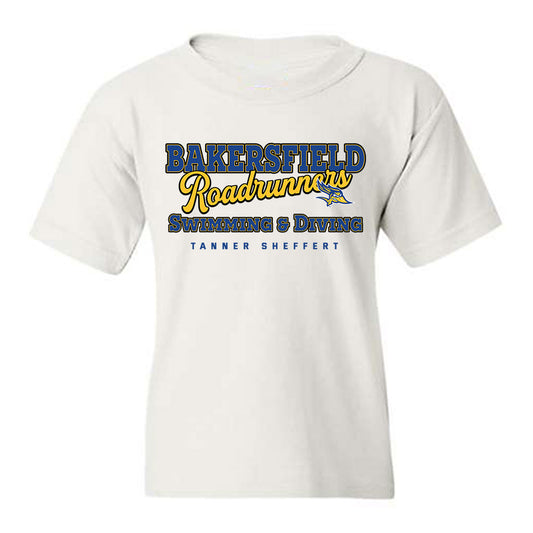 CSU Bakersfield - NCAA Men's Swimming & Diving : Tanner Sheffert - Classic Fashion Shersey Youth T-Shirt-0