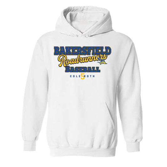 CSU Bakersfield - NCAA Baseball : Cole Roth - Classic Fashion Shersey Hooded Sweatshirt-0