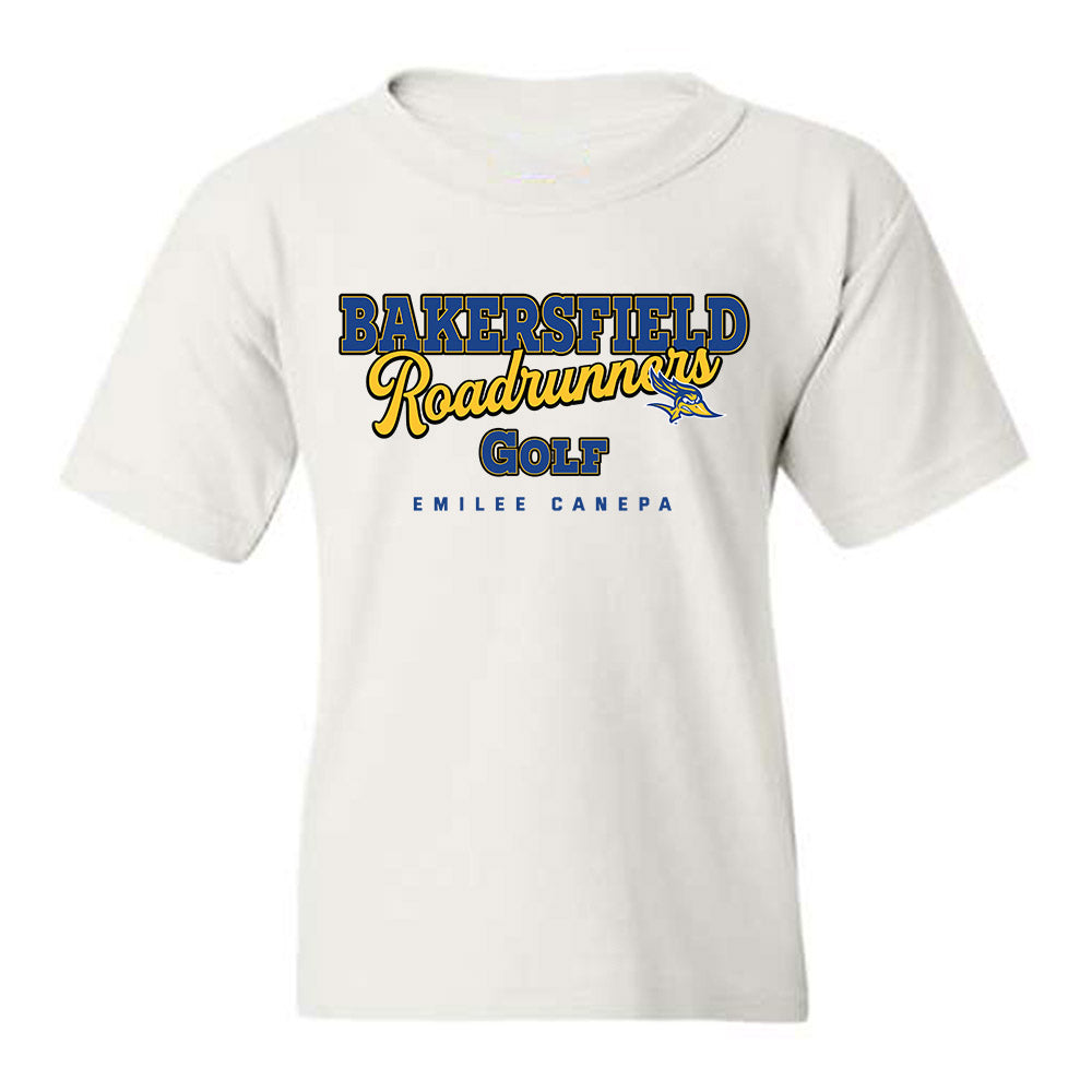 CSU Bakersfield - NCAA Women's Golf : Emilee Canepa - Classic Fashion Shersey Youth T-Shirt