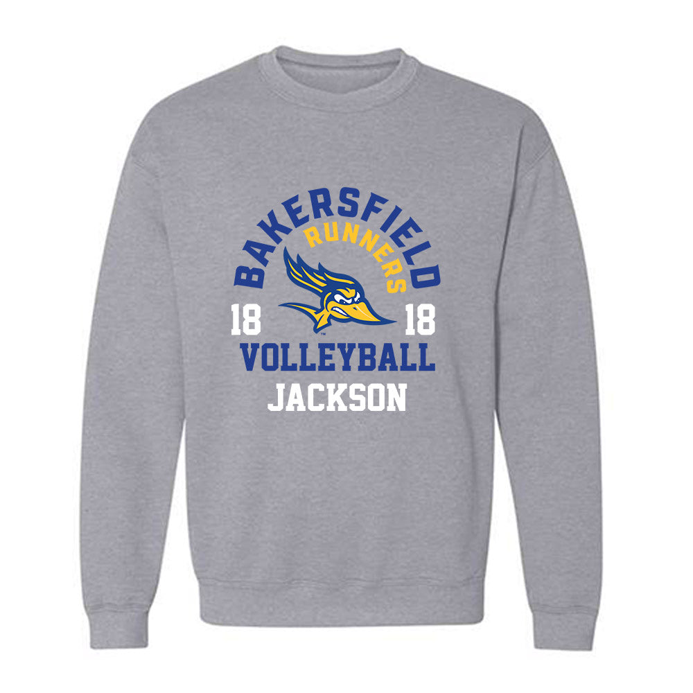 CSU Bakersfield - NCAA Women's Volleyball : Reese Jackson - Classic Fashion Shersey Crewneck Sweatshirt-0