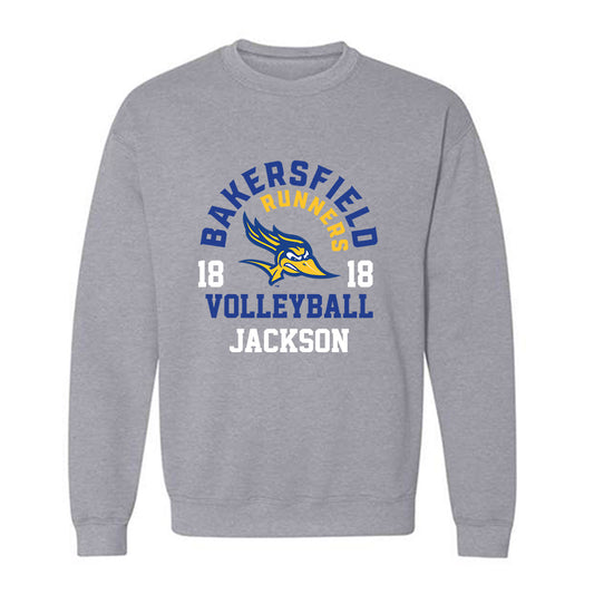 CSU Bakersfield - NCAA Women's Volleyball : Reese Jackson - Classic Fashion Shersey Crewneck Sweatshirt-0