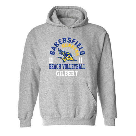CSU Bakersfield - NCAA Beach Volleyball : Megan Gilbert - Classic Fashion Shersey Hooded Sweatshirt-0