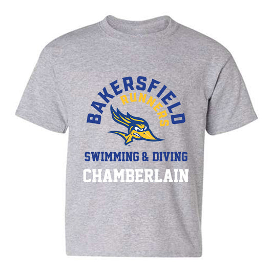 CSU Bakersfield - NCAA Men's Swimming & Diving : Justin Chamberlain - Classic Fashion Shersey Youth T-Shirt-0