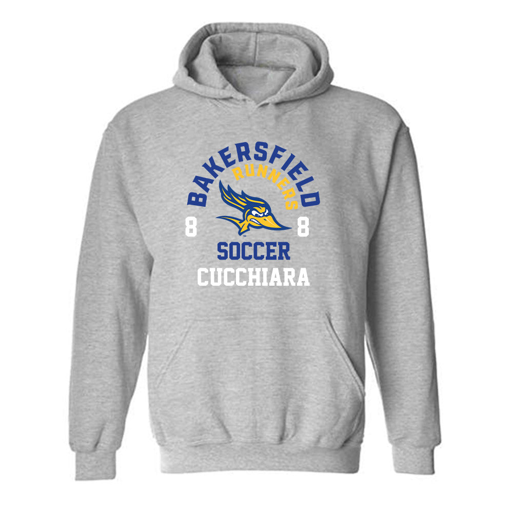 CSU Bakersfield - NCAA Men's Soccer : Dorian Cucchiara - Classic Fashion Shersey Hooded Sweatshirt-0