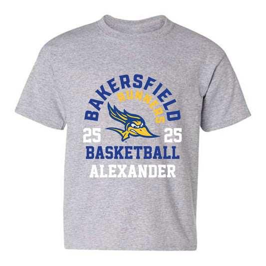 CSU Bakersfield - NCAA Men's Basketball : Jaden Alexander - Classic Fashion Shersey Youth T-Shirt-0