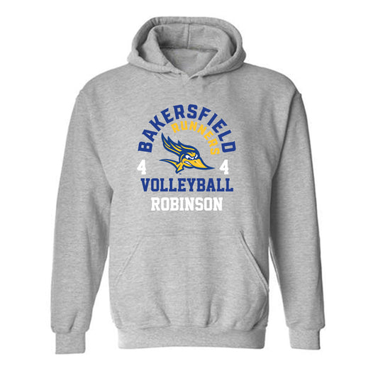 CSU Bakersfield - NCAA Women's Volleyball : Amyri Robinson - Classic Fashion Shersey Hooded Sweatshirt-0