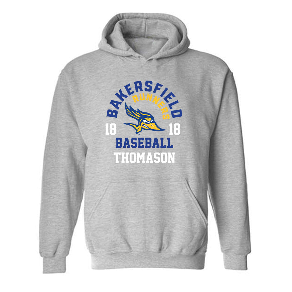 CSU Bakersfield - NCAA Baseball : Austin Thomason - Classic Fashion Shersey Hooded Sweatshirt-0