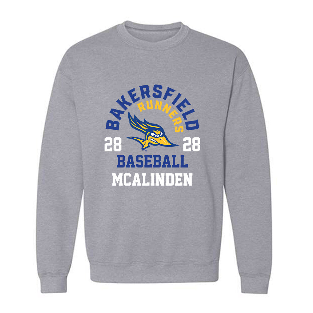 CSU Bakersfield - NCAA Baseball : Shane McAlinden - Classic Fashion Shersey Crewneck Sweatshirt-0