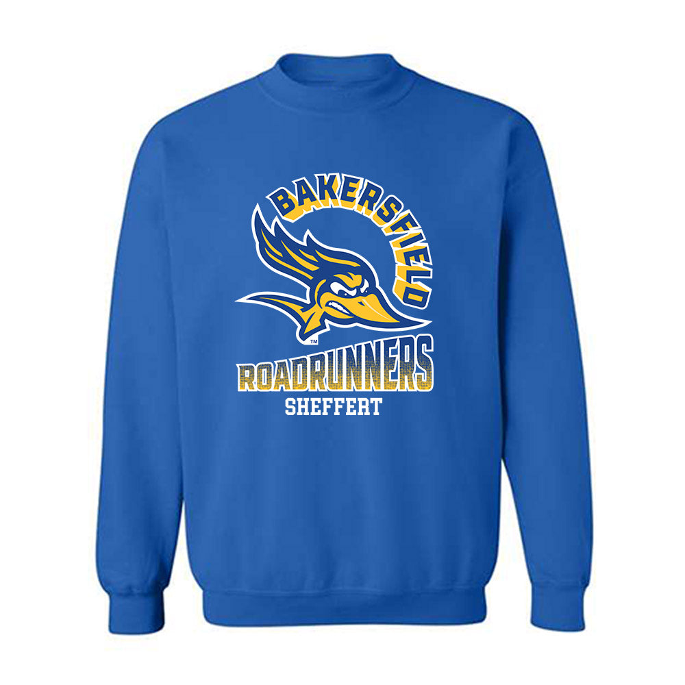 CSU Bakersfield - NCAA Men's Swimming & Diving : Tanner Sheffert - Classic Fashion Shersey Crewneck Sweatshirt-0