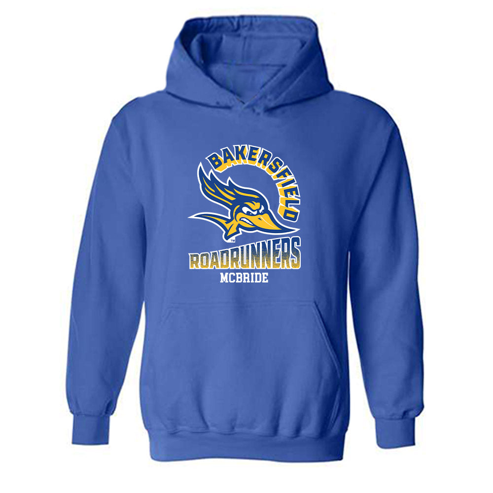 CSU Bakersfield - NCAA Men's Swimming & Diving : Josh McBride - Classic Fashion Shersey Hooded Sweatshirt-0