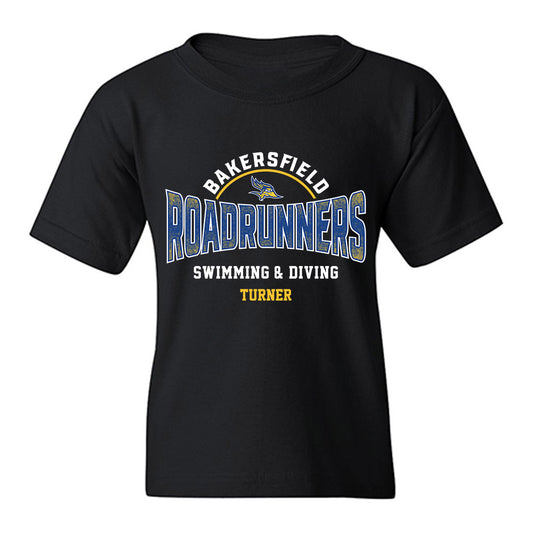 CSU Bakersfield - NCAA Men's Swimming & Diving : Roshi Turner - Classic Fashion Shersey Youth T-Shirt-0