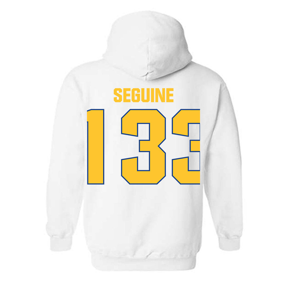 CSU Bakersfield - NCAA Wrestling : Rider Seguine - Classic Shersey Hooded Sweatshirt-1