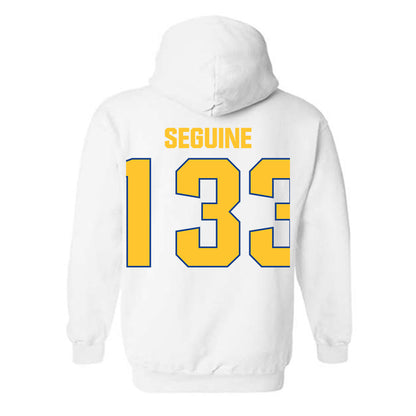 CSU Bakersfield - NCAA Wrestling : Rider Seguine - Classic Shersey Hooded Sweatshirt-1