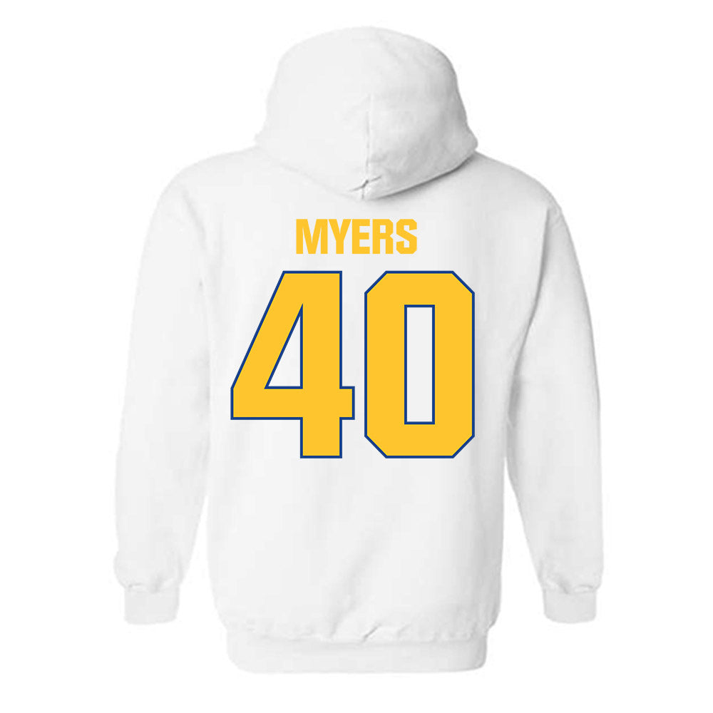 CSU Bakersfield - NCAA Baseball : Ethan Myers - Classic Shersey Hooded Sweatshirt-1