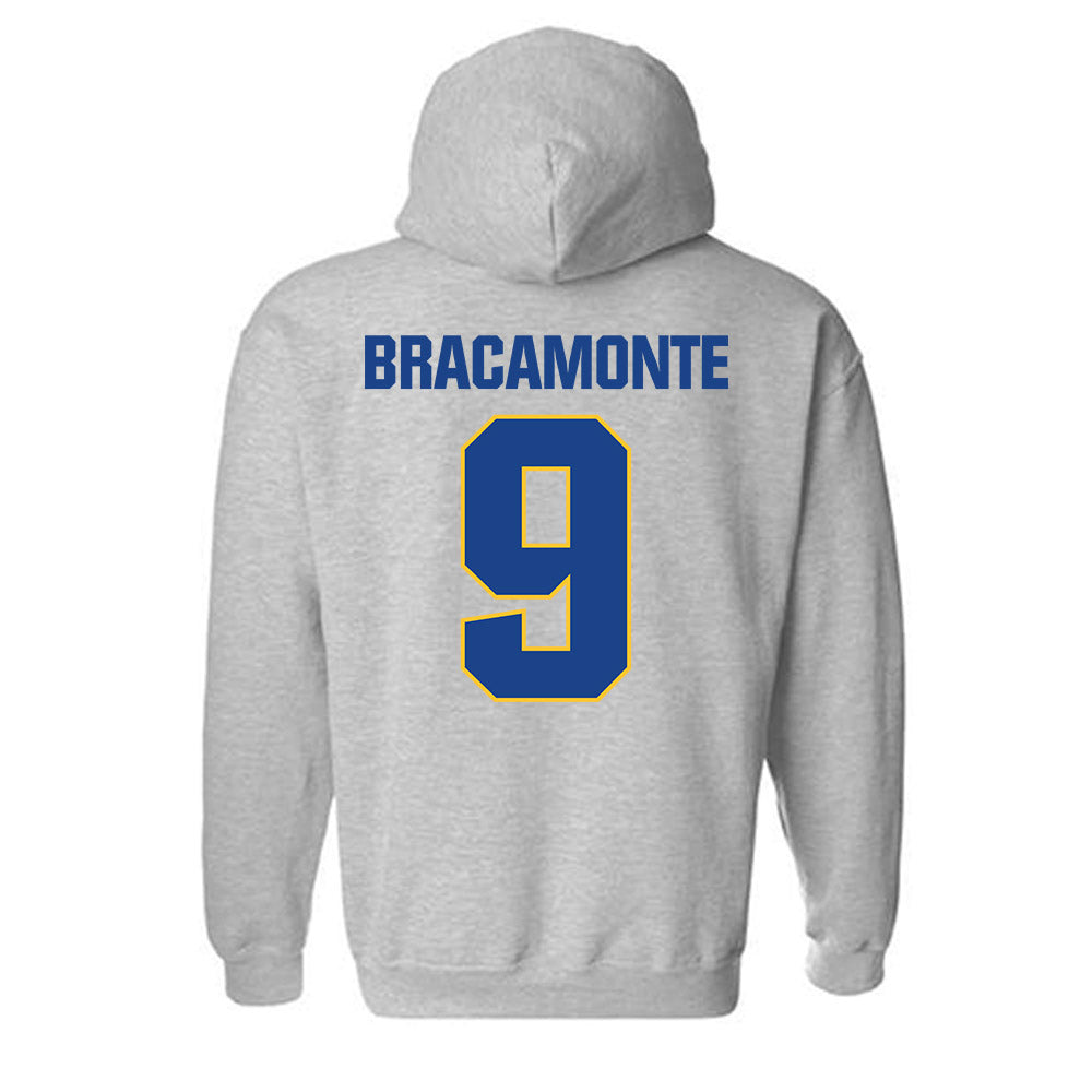 CSU Bakersfield - NCAA Baseball : Roman Bracamonte - Classic Shersey Hooded Sweatshirt-1
