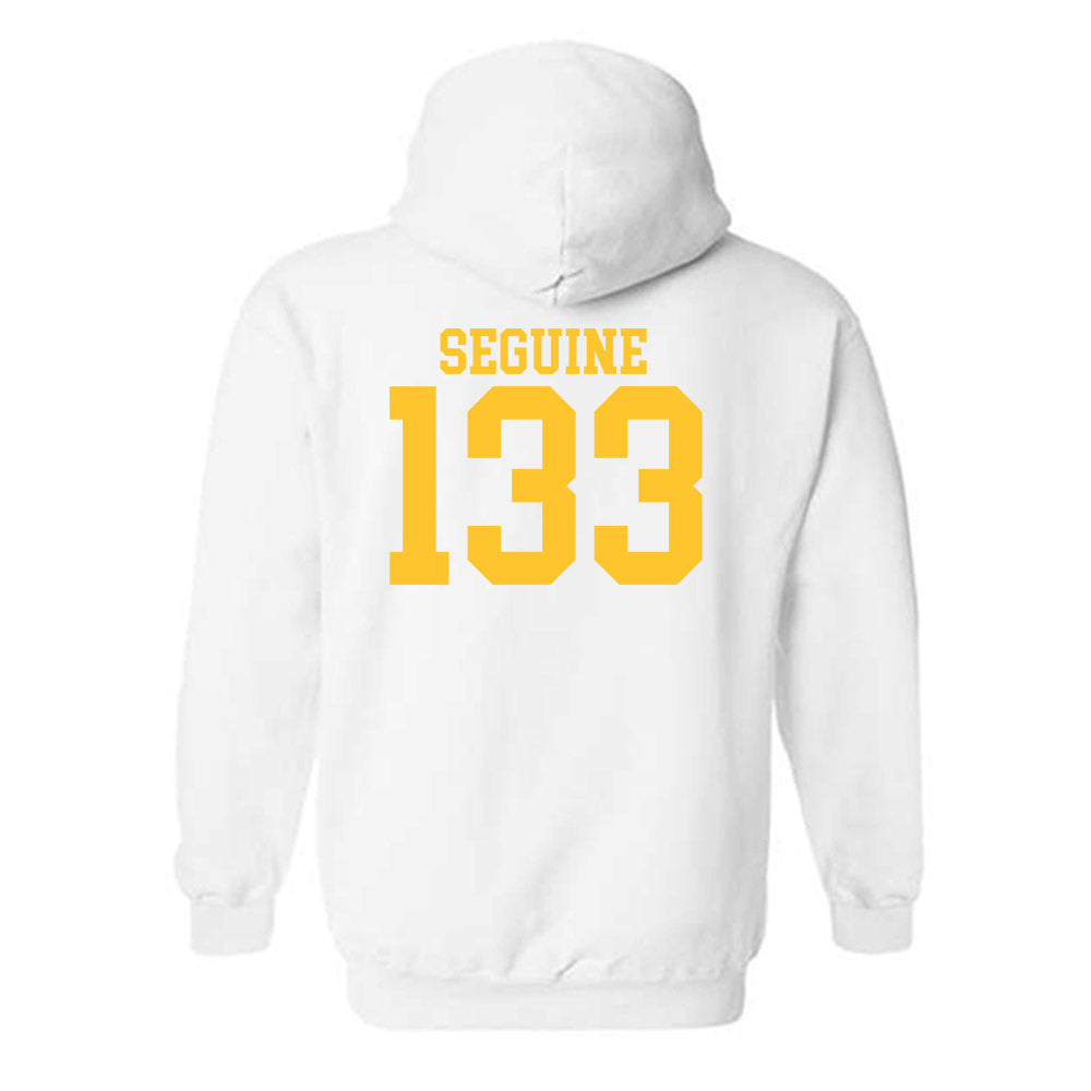 CSU Bakersfield - NCAA Wrestling : Rider Seguine - Classic Shersey Hooded Sweatshirt-1