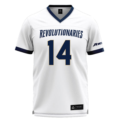 GWU - NCAA Women's Lacrosse : Riley Spalik - White Lacrosse Jersey-0