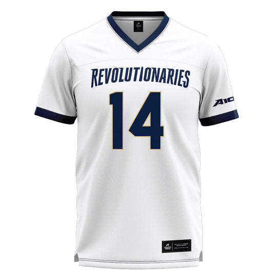 GWU - NCAA Women's Lacrosse : Riley Spalik - White Lacrosse Jersey-0