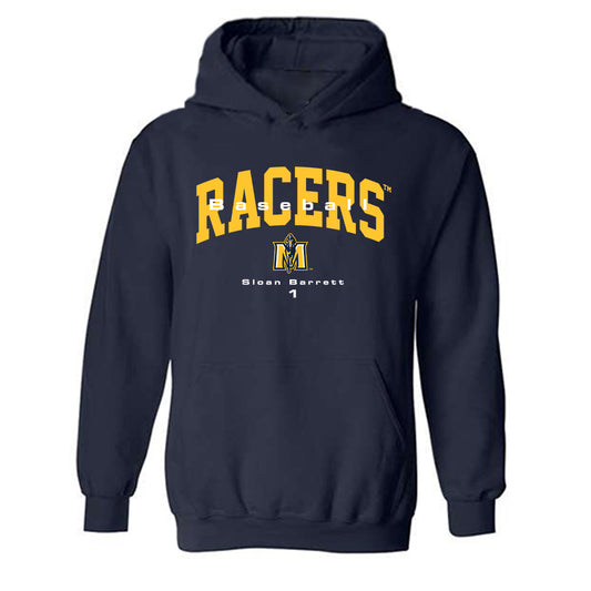 Murray State - NCAA Baseball : Sloan Barrett - Classic Fashion Shersey Hooded Sweatshirt-0