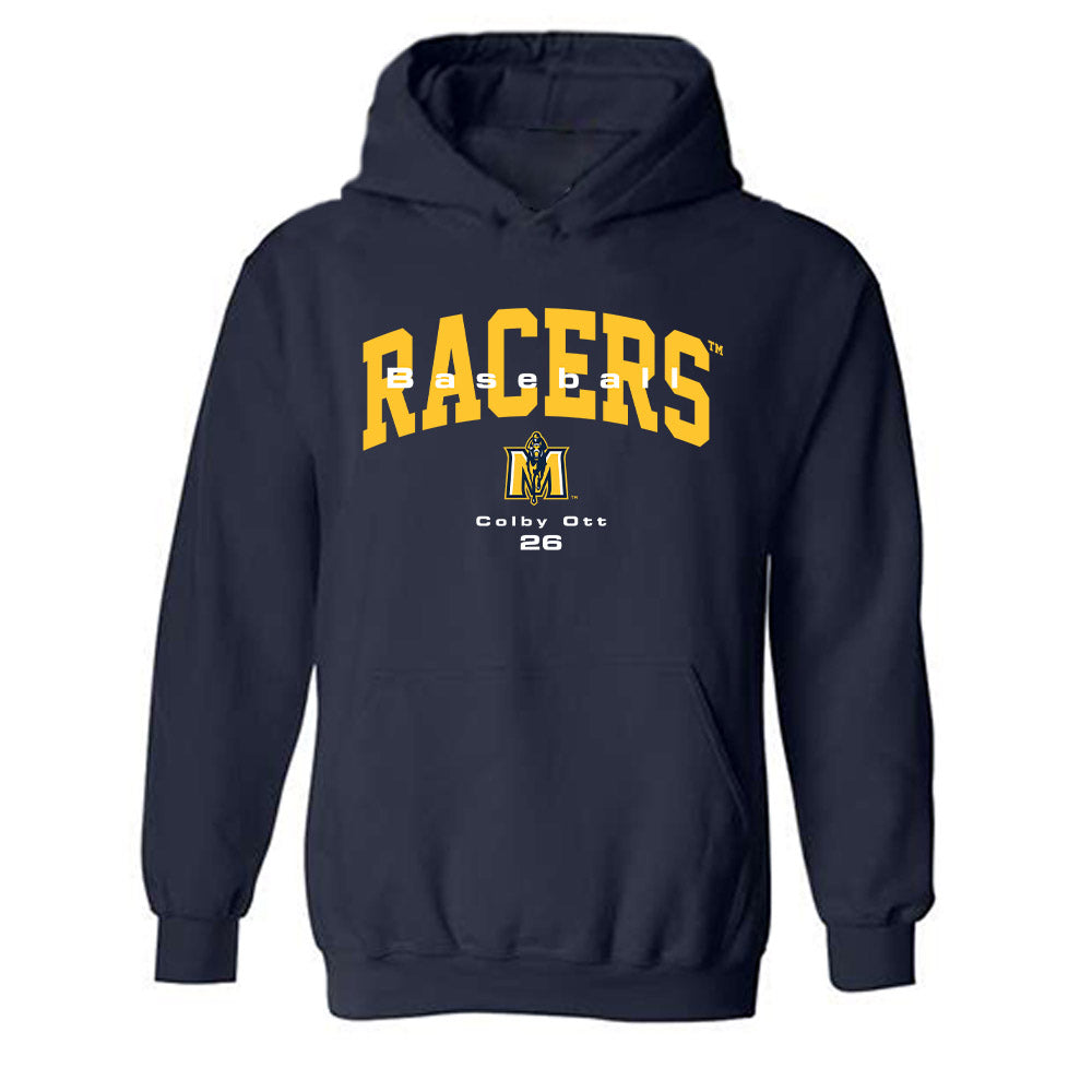 Murray State - NCAA Baseball : Colby Ott - Classic Fashion Shersey Hooded Sweatshirt-0