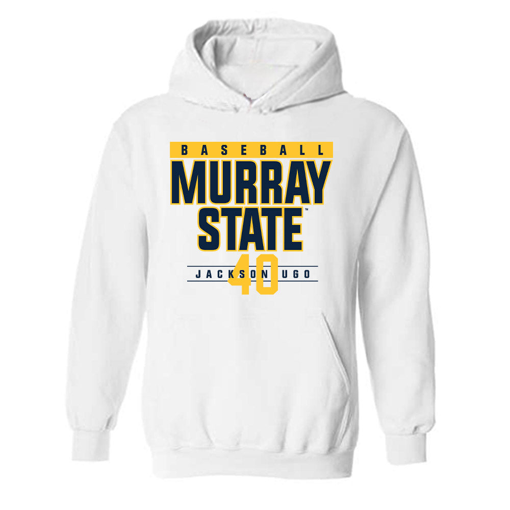 Murray State - NCAA Baseball : Jackson Ugo - Classic Fashion Shersey Hooded Sweatshirt-0
