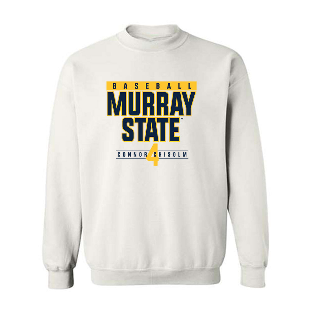 Murray State - NCAA Baseball : Connor Chisolm - Classic Fashion Shersey Crewneck Sweatshirt-0