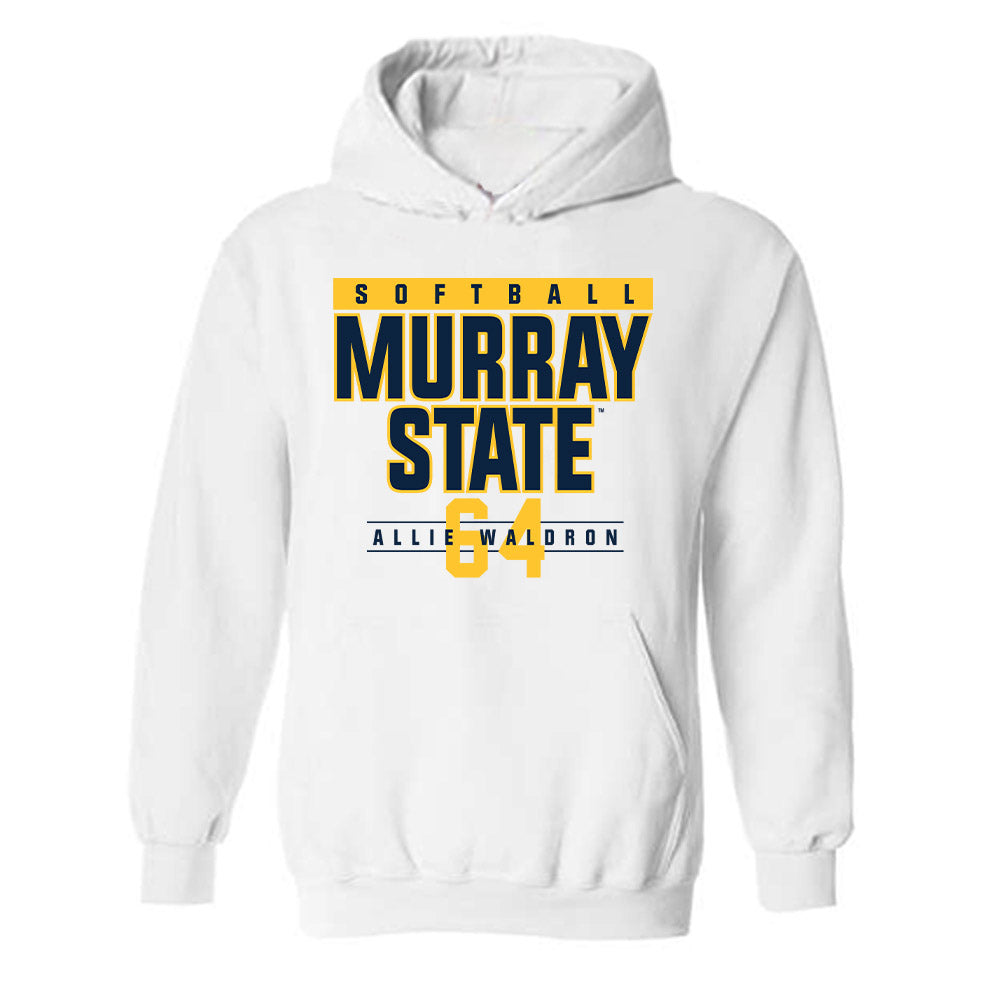 Murray State - NCAA Softball : Allie Waldron - Classic Fashion Shersey Hooded Sweatshirt-0