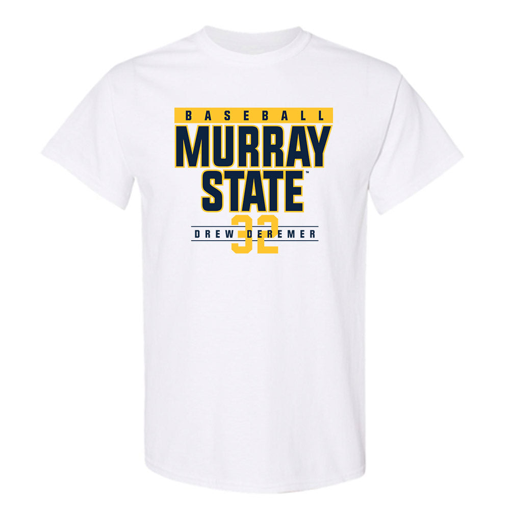 Murray State - NCAA Baseball : Drew Deremer - Classic Fashion Shersey T-Shirt-0