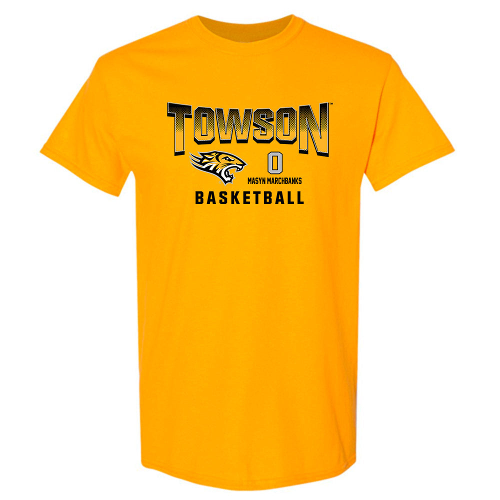 Towson - NCAA Women's Basketball : Masyn Marchbanks - Classic Fashion Shersey T-Shirt-0