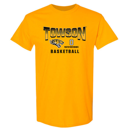 Towson - NCAA Women's Basketball : Masyn Marchbanks - Classic Fashion Shersey T-Shirt-0