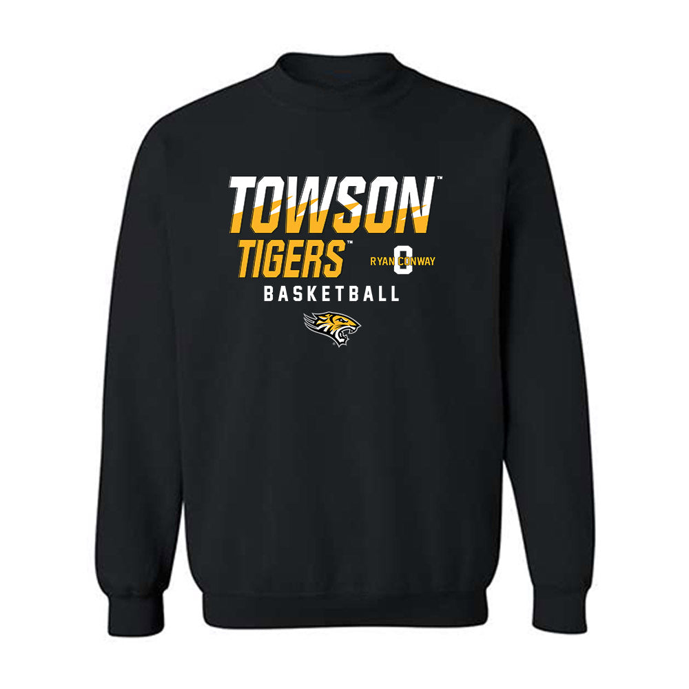 Towson - NCAA Men's Basketball : Ryan Conway - Classic Fashion Shersey Crewneck Sweatshirt-0