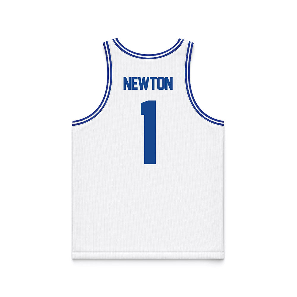 Georgia State - NCAA Men's Basketball : Jakai Newton - White Basketball Jersey-1