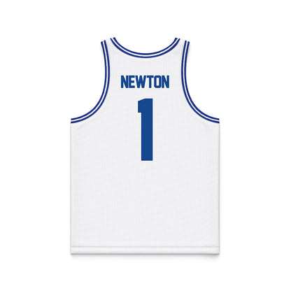 Georgia State - NCAA Men's Basketball : Jakai Newton - White Basketball Jersey-1