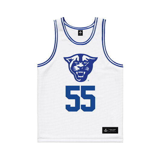 Georgia State - NCAA Men's Basketball : Chris Jones - White Basketball Jersey-0