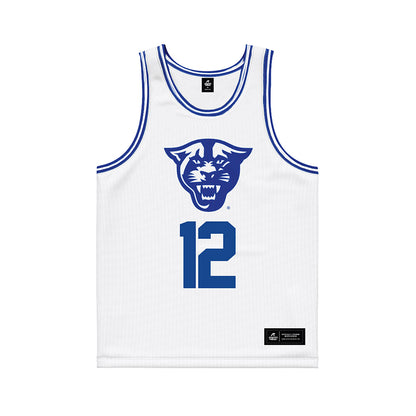 Georgia State - NCAA Men's Basketball : Anthony Enoh - White Basketball Jersey-0