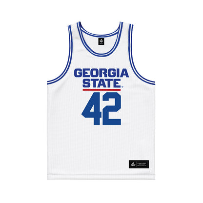 Georgia State - NCAA Women's Basketball : Grace Lanier - White Basketball Jersey-0