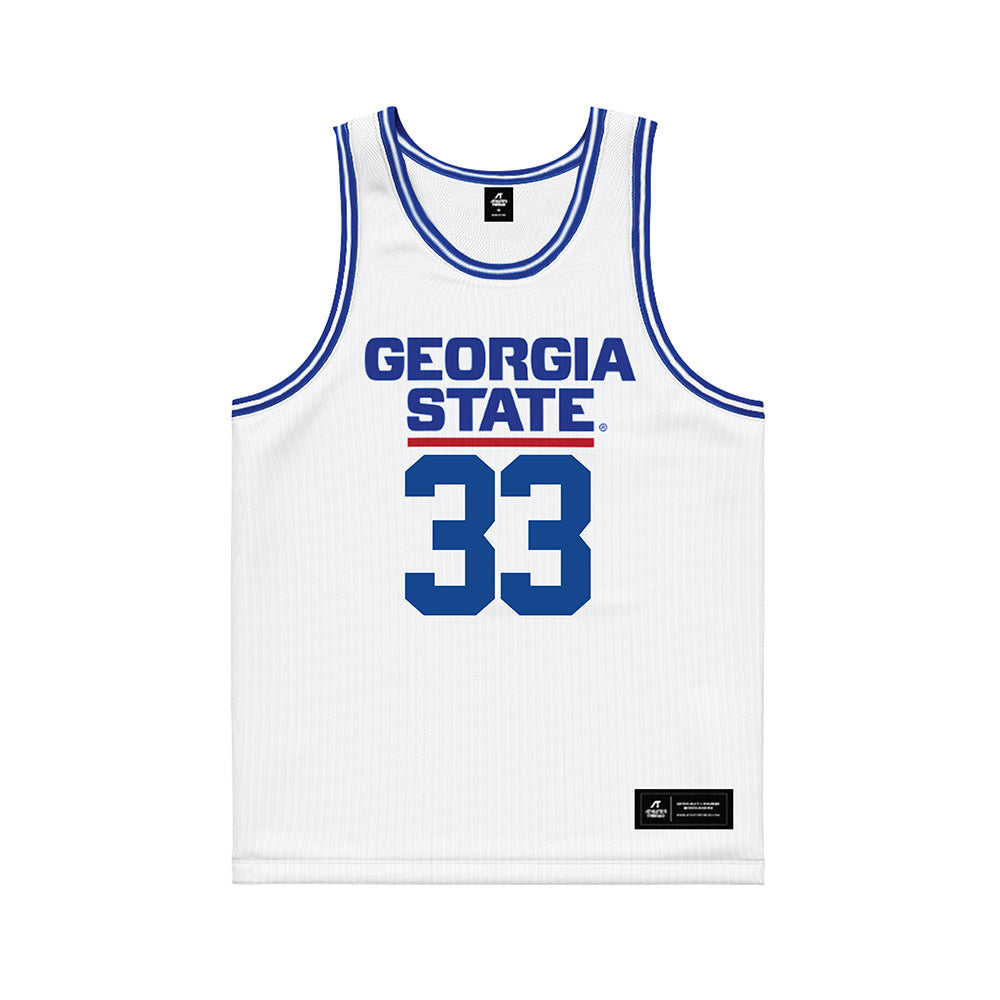 Georgia State - NCAA Women's Basketball : Frankee Payne - White Basketball Jersey-0