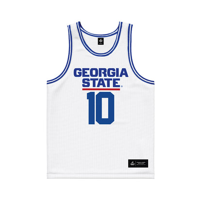 Georgia State - NCAA Women's Basketball : Aaliyah Baldwin - White Basketball Jersey-0