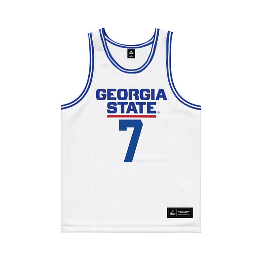 Georgia State - NCAA Women's Basketball : Danaeja Romero Ah Sam - White Basketball Jersey-0