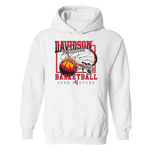 Davidson - NCAA Men's Basketball : Josh Scovens - Classic Fashion Shersey Hooded Sweatshirt-0
